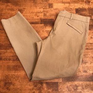 Gap Skinny Ankle Khaki Chino Pants High Rise Work